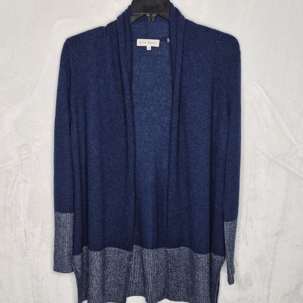 Vince Camuto Deep Blue Open Cardigan